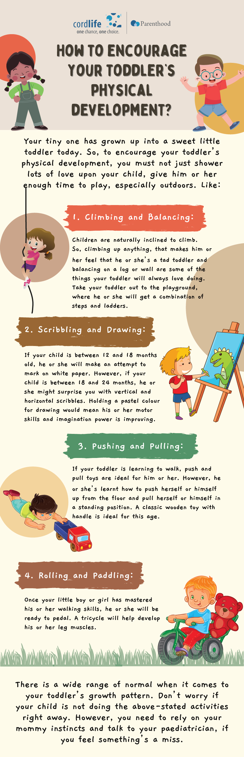 How To Encourage Your Toddler s Physical Development Infographics