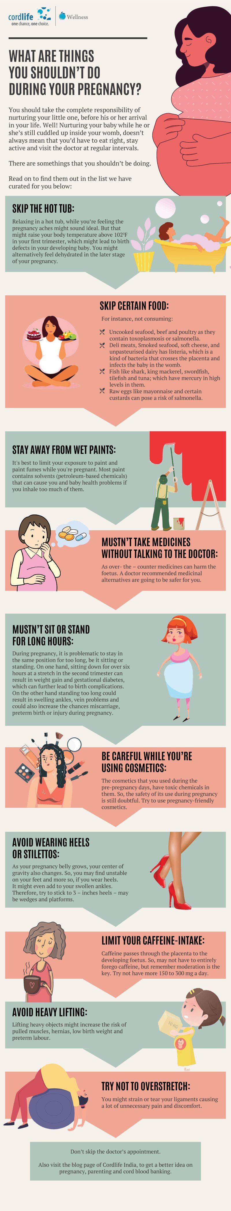 What Are Things You Shouldn t Do During Your Pregnancy Infographics